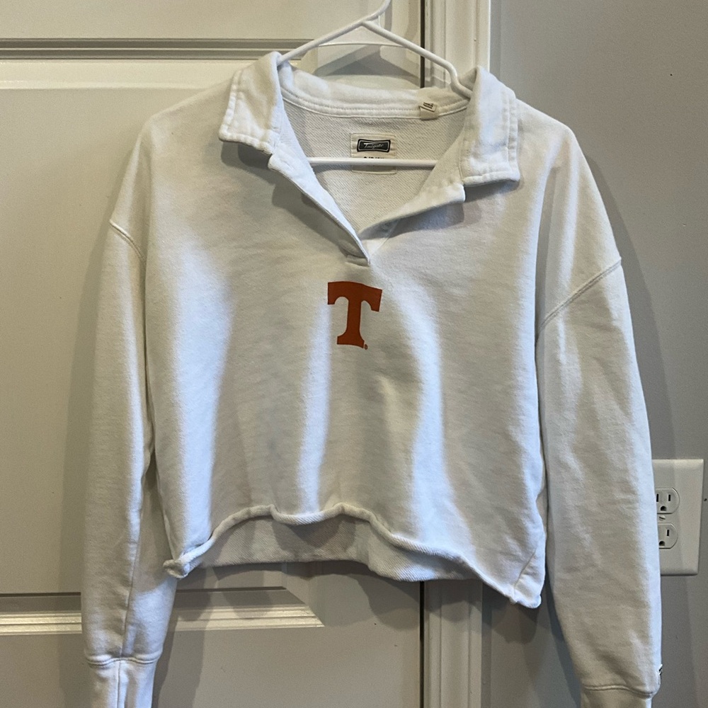 Tennessee Vols Cropped Sweater with Orange Logo